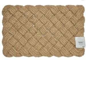 Better Homes and Gardens Natural Roped Knot Design Coir Door Mat